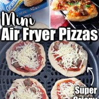 Mini Air Fryer Pizza