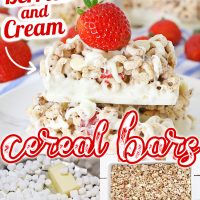 Berries and Cream Cereal Bars