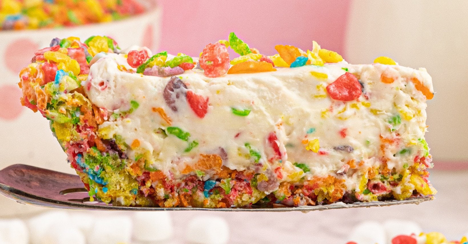Fruity Pebbles Cheesecake (No-Bake) - Kitchen Fun With My 3 Sons