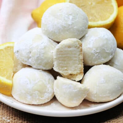 Lemon Snowball Cookies feature