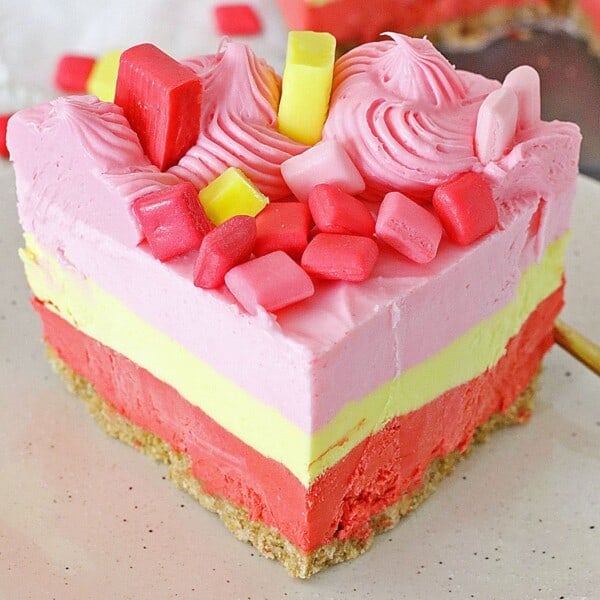 Starburst Jello Cheesecake