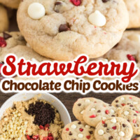 Strawberry Chocolate Chip Cookies pin