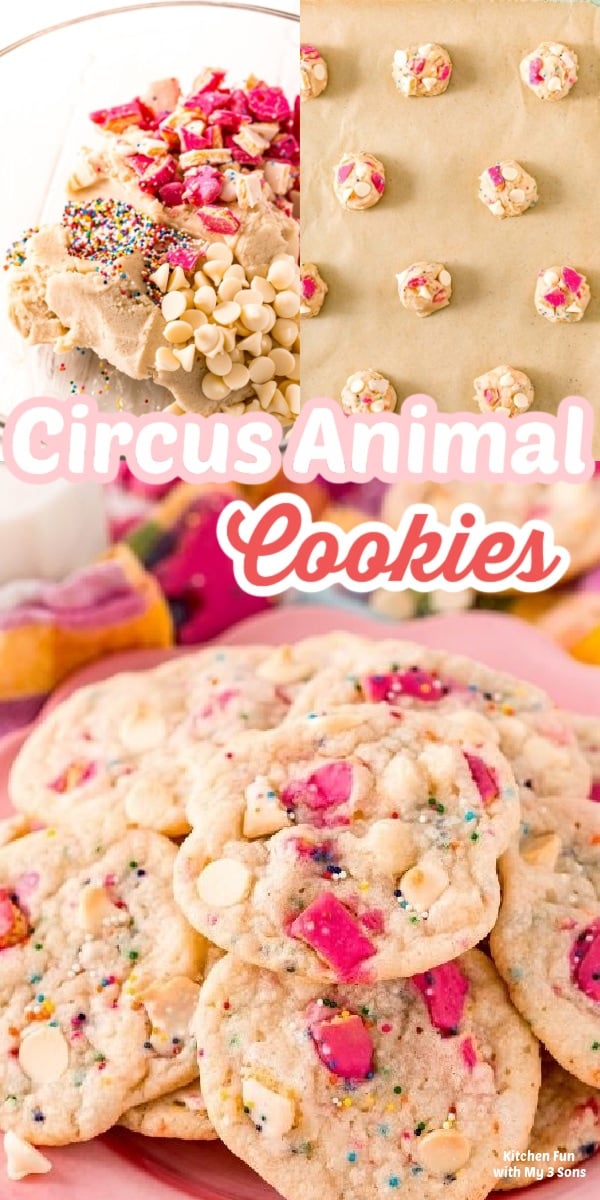 A plate full of Circus Animal Cookies