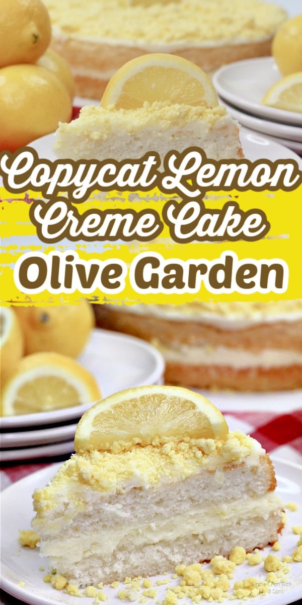 How to Make a Copycat version of Olive Garden's Famous Lemon Creme Cake