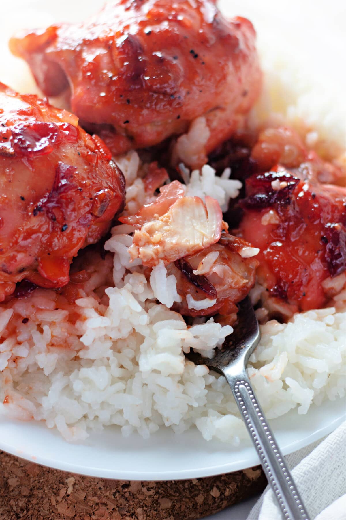 cranberry chicken with rice