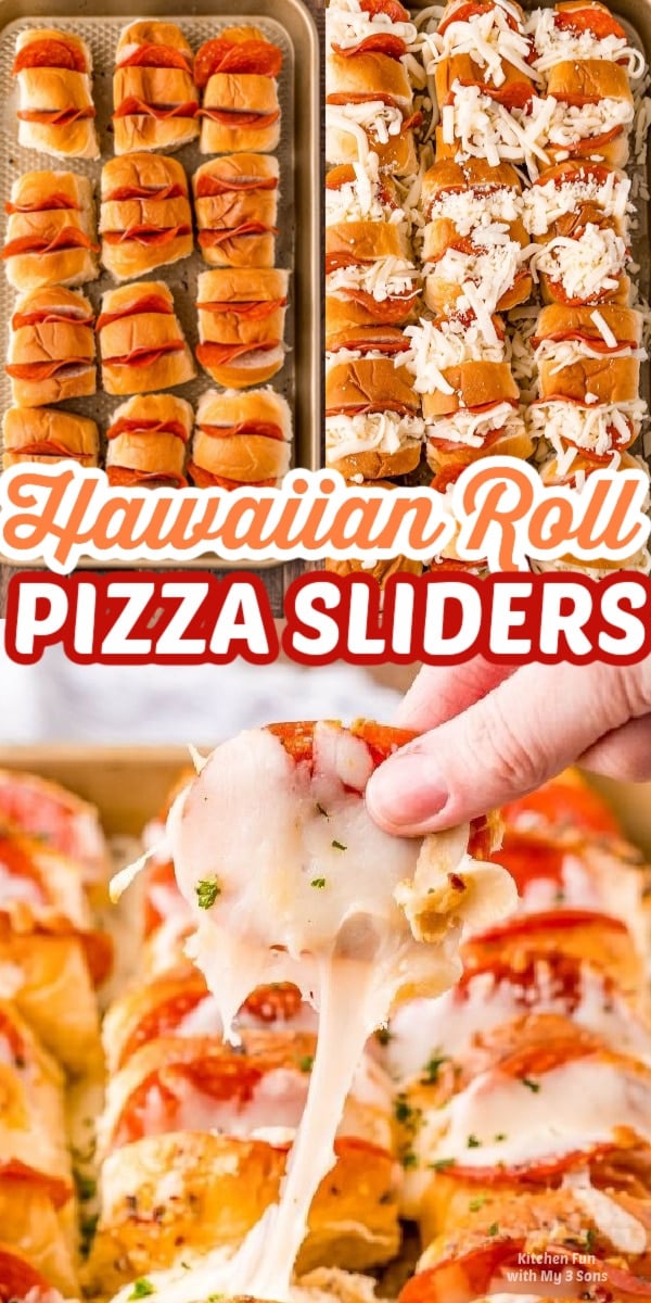 How to Make Hawaiian Roll Pizza Sliders