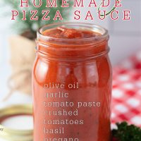 Homemade Pizza Sauce Recipe Pin