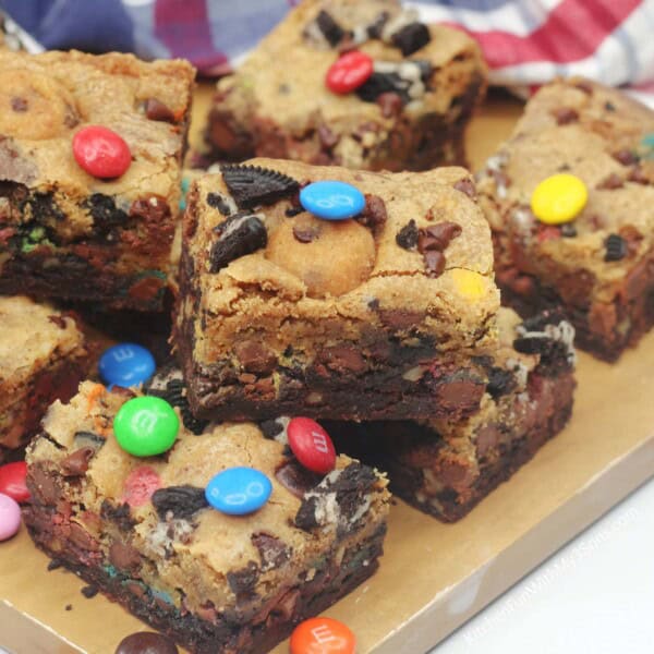 Loaded Brookie Bars