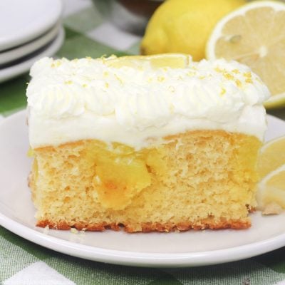 Lemon Poke Cake Feature