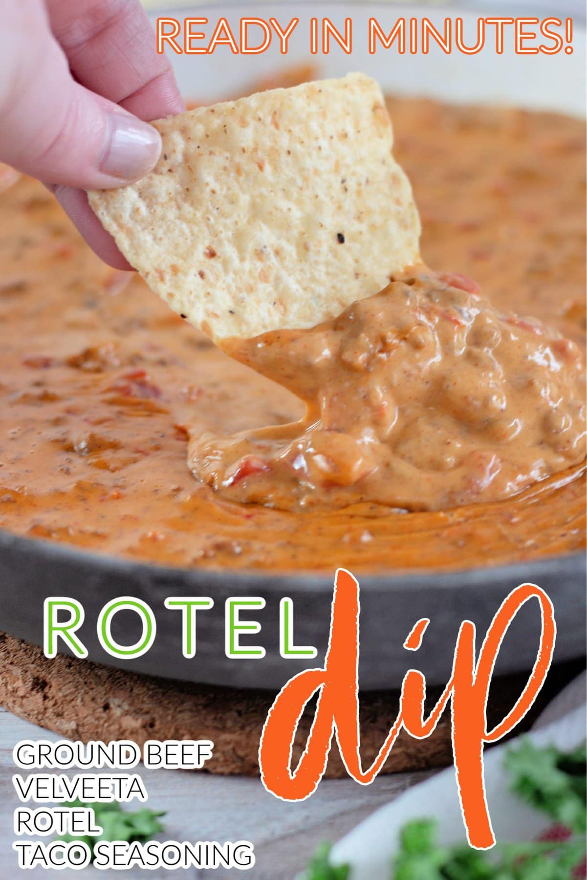 Rotel Dip with Ground Beef on Pinterest.