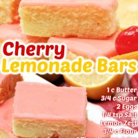 Cherry Lemonade Bars