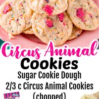 Circus Animal Cookies (Soft and Chewy) Pin