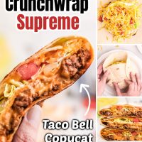 Title image for Homemade Crunchwraps.