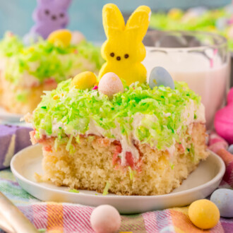 Easter Poke Cake feature