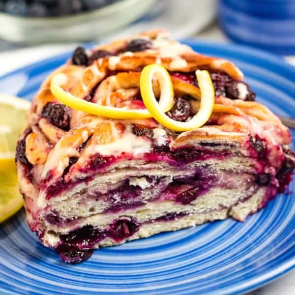 Lemon Blueberry Swirl Bread