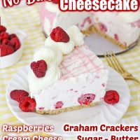 No-Bake Raspberry Cheesecake