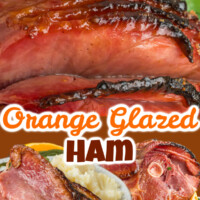 Orange Glazed Ham pin