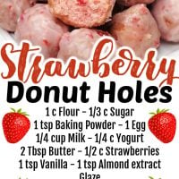 Strawberry Donut Holes