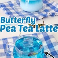 Butterfly Pea Tea Latte