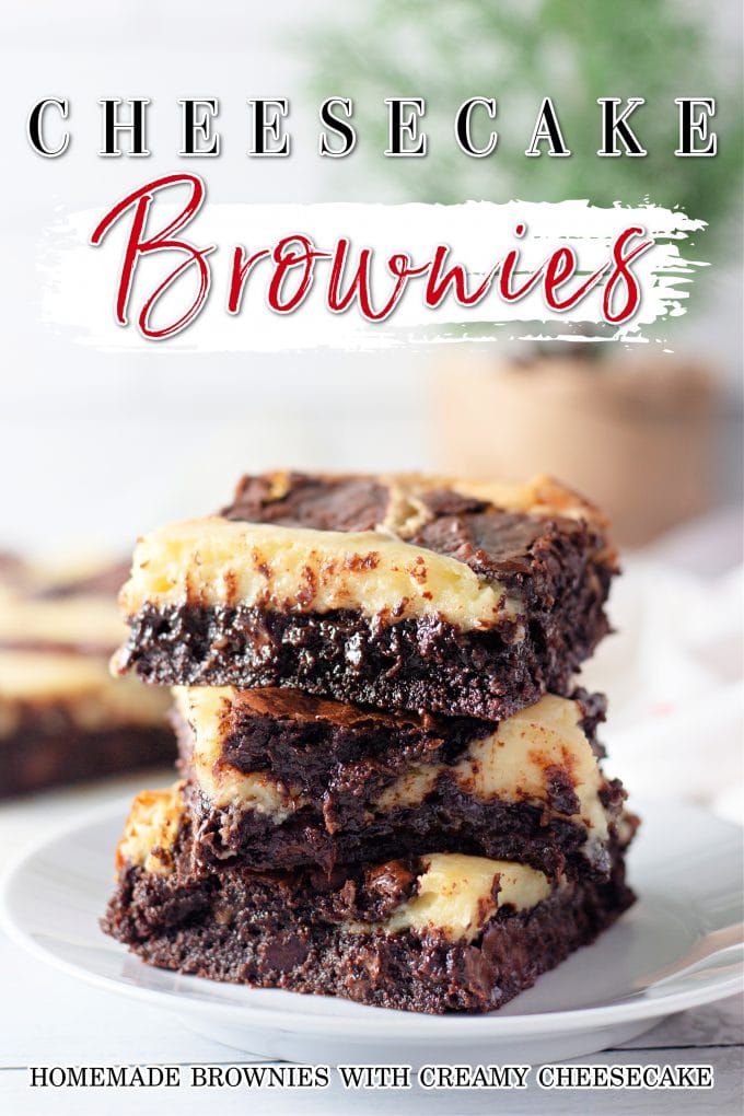 Homemade Cheesecake Brownies on Pinterest.