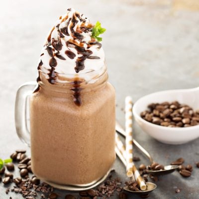 How to make a Starbucks CopyCat Frappuccino right at home with just a few ingredients. Plus, a boozy Bailey's version, too.