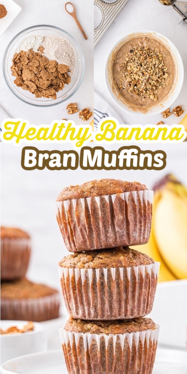 Banana Bran Muffins | Kitchen Fun With My 3 Sons
