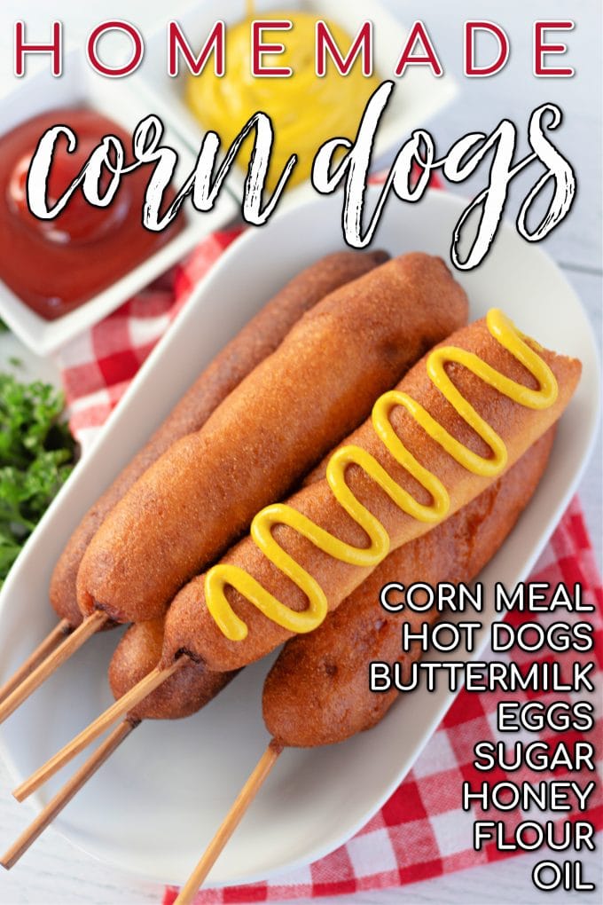Homemade Corn Dogs on Pinterest.