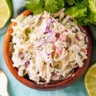 Cilantro Lime Coleslaw feature