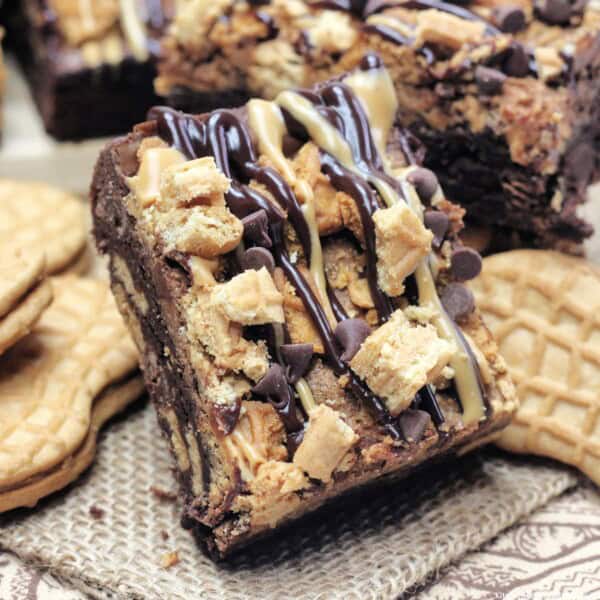 Nutter Butter Brownies
