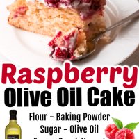 Raspberry Olive Oil Cake