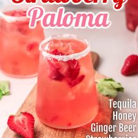 Strawberry Paloma Cocktail