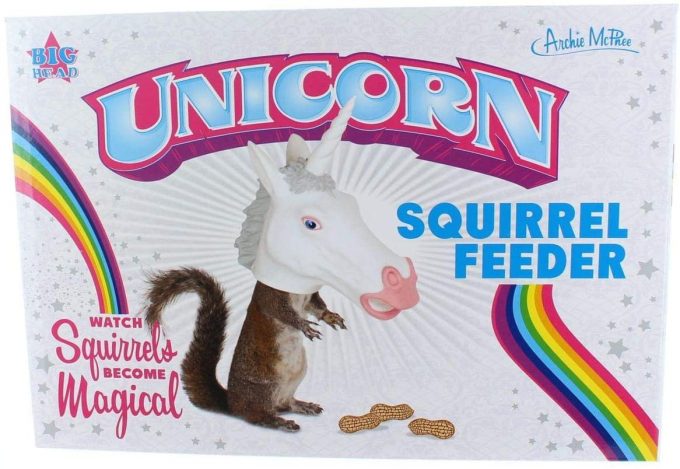 Unicorn Squirrel Feeder