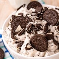 Oreo Fluff is an easy and creamy no-bake dessert that's perfect for Summer! It takes just 5 minutes to make and is so simple.