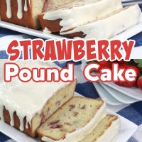 strawberry poundcake pinterest image