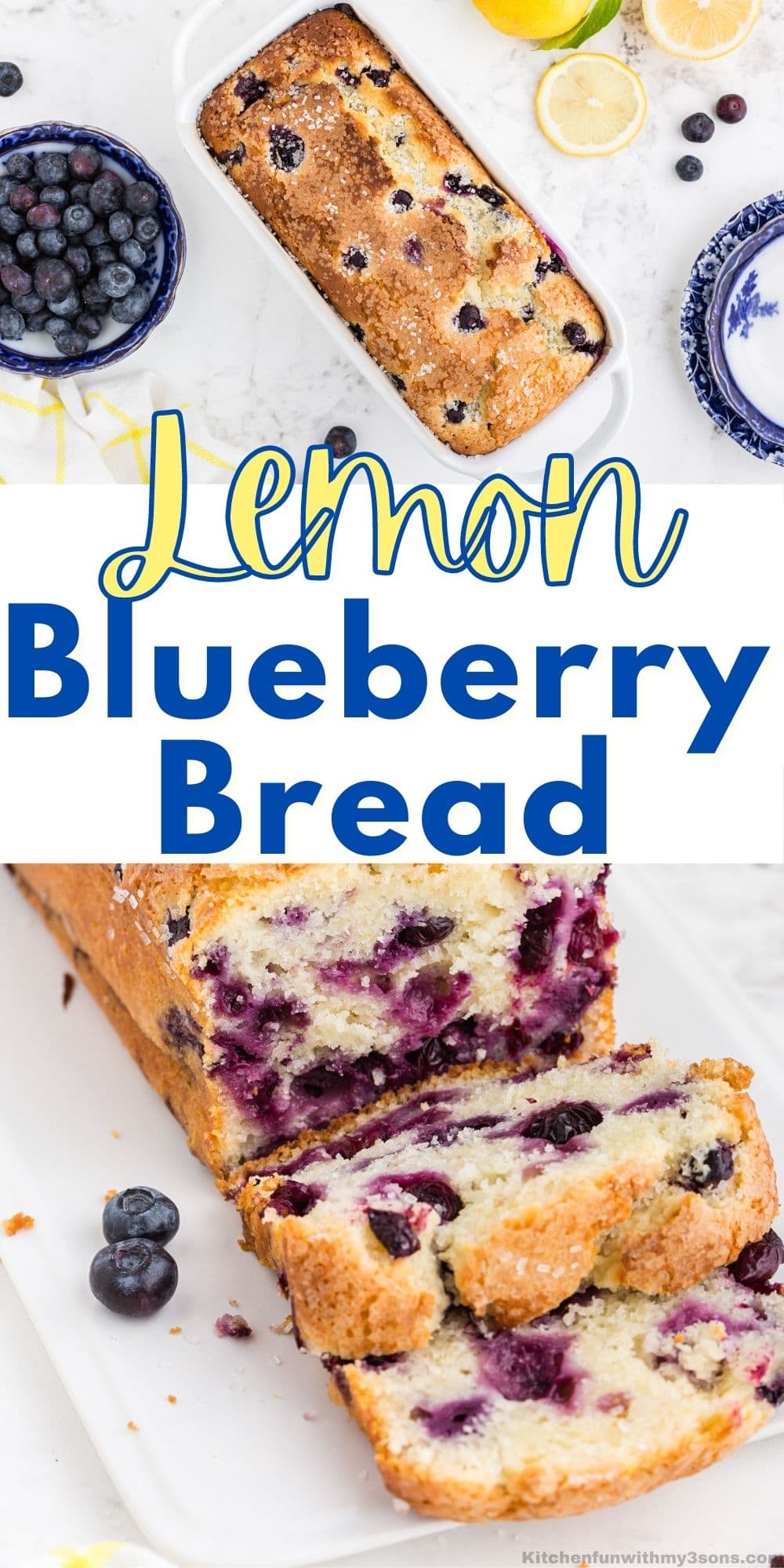 lemon blueberry bread
