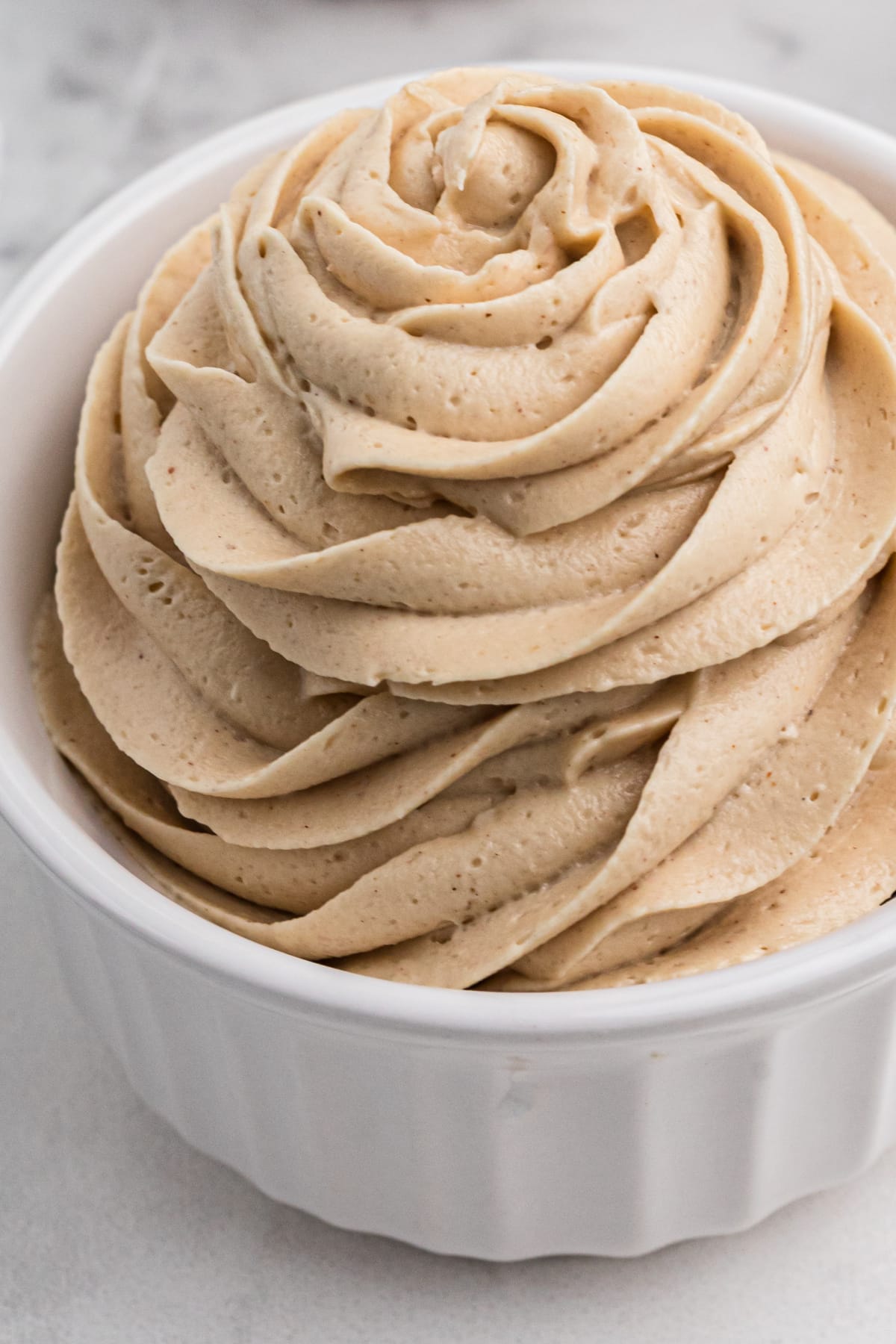 Peanut Butter Frosting in a bowl