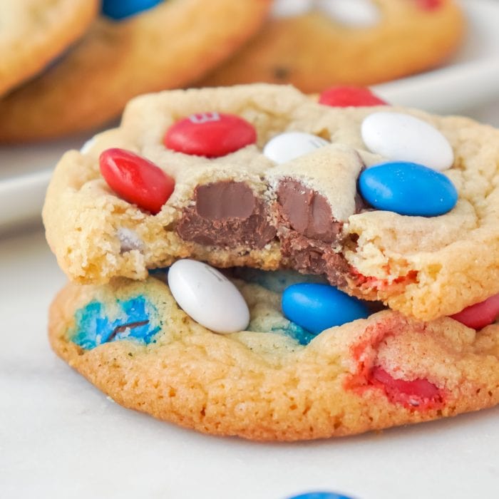 4th of July Chocolate Chip Cookies