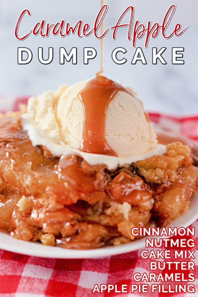 Caramel Apple Dump Cake on Pinterest.