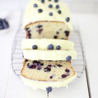 Lemon Blueberry Ice Cream Bread