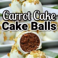 carrot cake cake balls