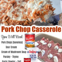 Pork Chop casserole