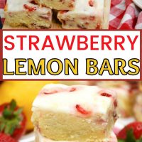 strawberry lemon bars pin
