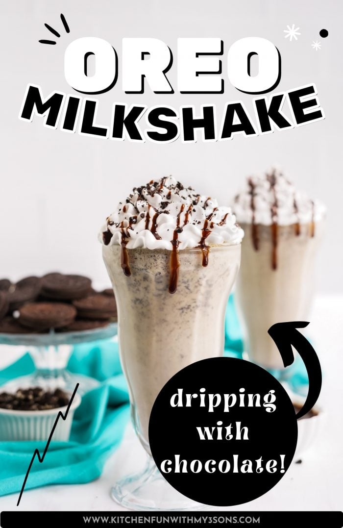 oreo milk shake pinterest image