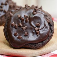 Chocolate Blackout Cookies (5-ingredients)
