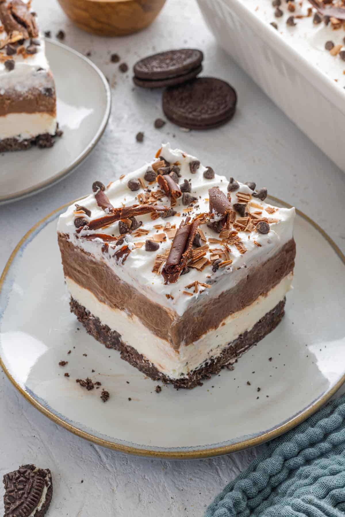 top view of Chocolate Lasagna