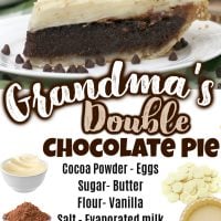 Double Chocolate Pie