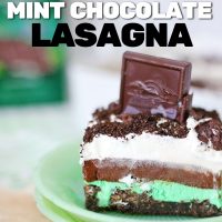 Mint Chocolate Lasagna Pinterest