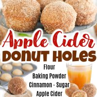 Apple Cider Donuts Holes