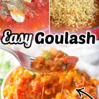 Easy Goulash Recipe Pin
