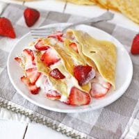 Strawberry Cheesecake Crepes